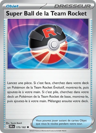 Super Ball de la Team Rocket 175/182 Reverse
