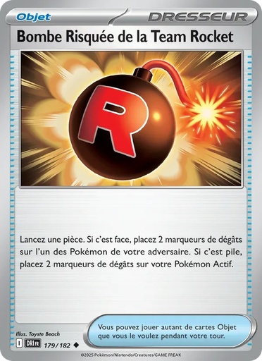 Bombe Risquée de la Team Rocket 179/182 Reverse