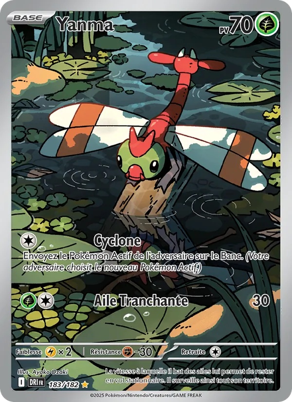 Yanma 183/182 - Rivalités Destinées - Holo - Pokémon JCC
