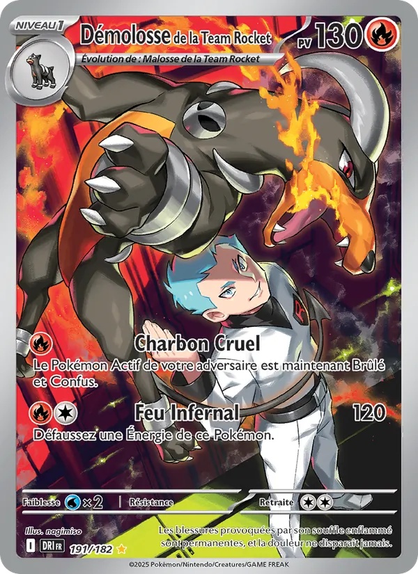 Démolosse de la Team Rocket 191/182 - Rivalités Destinées - Holo - Pokémon JCC