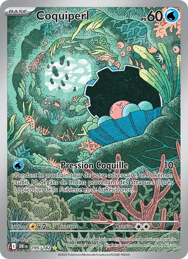 Coquiperl 195/182 - Rivalités Destinées - Holo - Pokémon JCC
