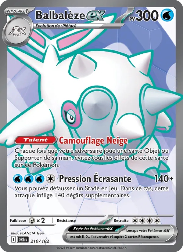 Balbalèze-ex 210/182 - Rivalités Destinées - Holo - Pokémon JCC