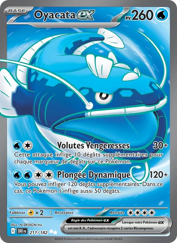 Oyacata-ex 211/182 - Rivalités Destinées - Holo - Pokémon JCC