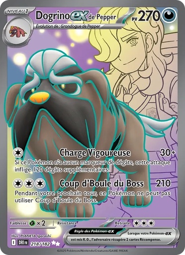 Dogrino-ex de Pepper 218/182 Holo