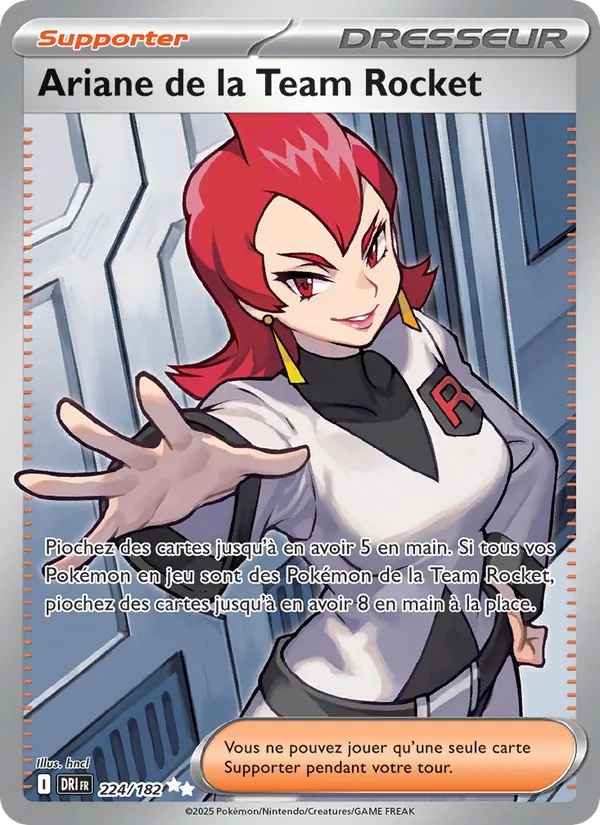 Ariane de la Team Rocket 224/182 - Rivalités Destinées - Holo - Pokémon JCC