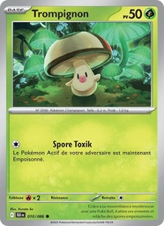 Trompignon 010/86 - Foudre Noire - Reverse - Pokémon JCC