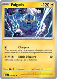 Fulguris 033/86 - Foudre Noire - Reverse - Pokémon JCC