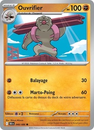 Ouvrifier 048/86 - Foudre Noire - Reverse - Pokémon JCC