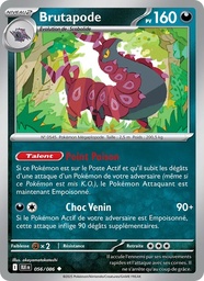 Brutapode 056/86 - Foudre Noire - Reverse - Pokémon JCC