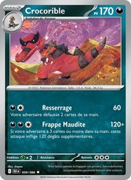 Crocorible 059/86 - Foudre Noire - Reverse - Pokémon JCC