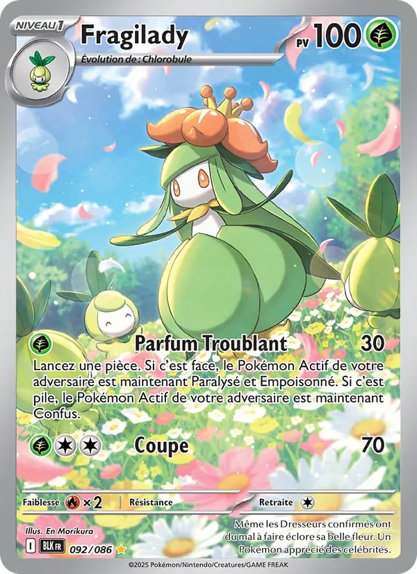 Fragilady 092/86 - Foudre Noire - Holo - Pokémon JCC