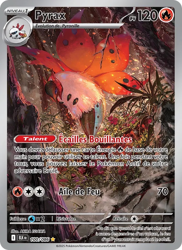 Pyrax 100/86 - Foudre Noire - Holo - Pokémon JCC