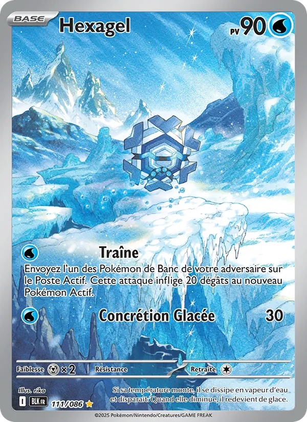 Hexagel 111/86 - Foudre Noire - Holo - Pokémon JCC