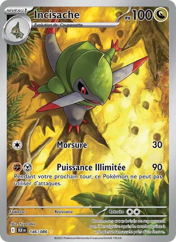 Incisache 146/86 - Foudre Noire - Holo - Pokémon JCC