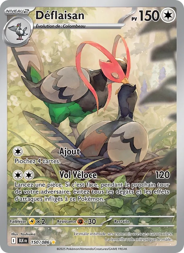 Déflaisan 150/86 - Foudre Noire - Holo - Pokémon JCC