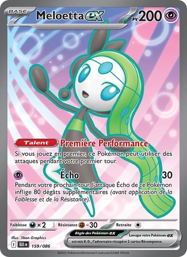 Meloetta-ex 159/86 Holo