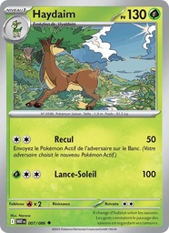 Haydaim 007/86 - Flamme Blanche - Reverse - Pokémon JCC