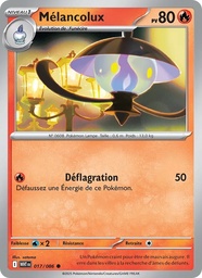 Mélancolux 017/86 - Flamme Blanche - Reverse - Pokémon JCC