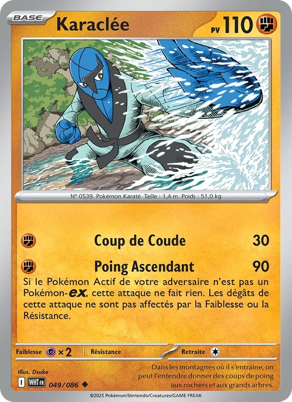 Karaclée 049/86 - Flamme Blanche - Reverse - Pokémon JCC