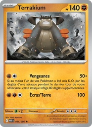 Terrakium 054/86 - Flamme Blanche - Reverse - Pokémon JCC