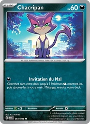 Chacripan 055/86 - Flamme Blanche - Reverse - Pokémon JCC