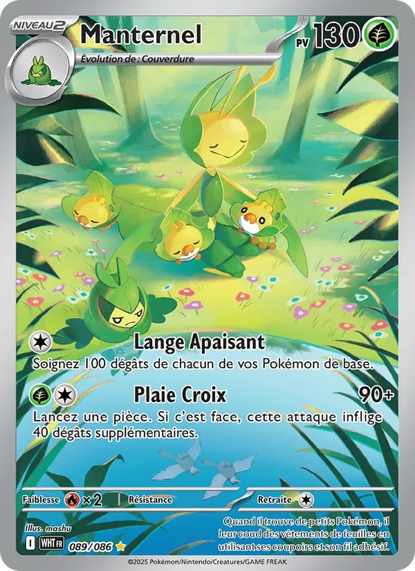 Manternel 089/86 - Flamme Blanche - Holo - Pokémon JCC