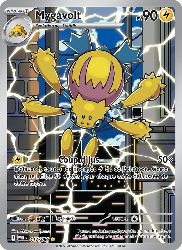 Mygavolt 117/86 - Flamme Blanche - Holo - Pokémon JCC