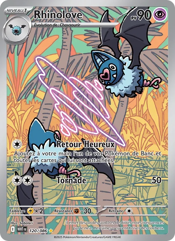 Rhinolove 120/86 - Flamme Blanche - Holo - Pokémon JCC