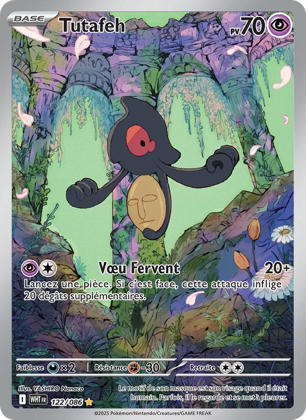 Tutafeh 122/86 - Flamme Blanche - Holo - Pokémon JCC