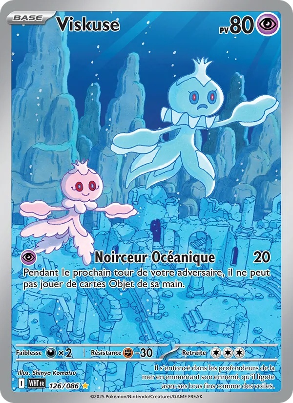 Viskuse 126/86 - Flamme Blanche - Holo - Pokémon JCC