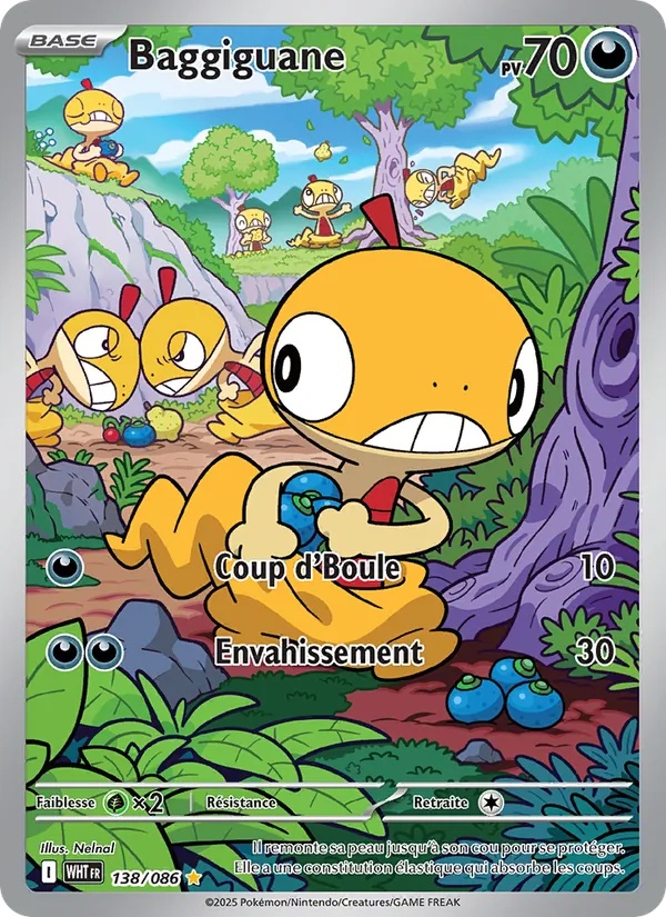 Baggiguane 138/86 - Flamme Blanche - Holo - Pokémon JCC