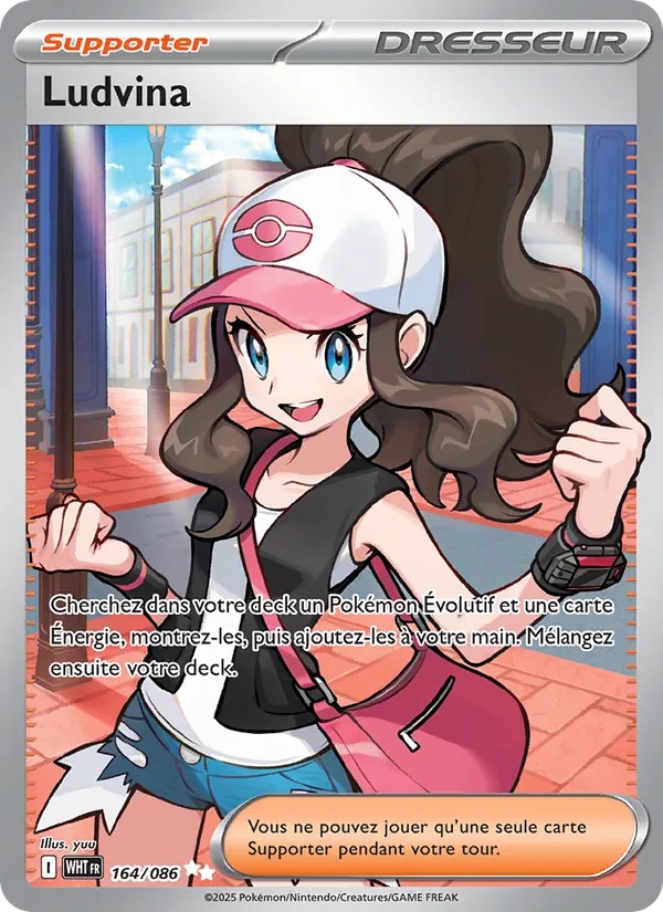 Ludvina 164/86 - Flamme Blanche - Holo - Pokémon JCC