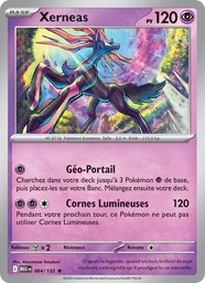 Xerneas 064/132 - Méga-Évolution - Logo de la série - Pokémon JCC