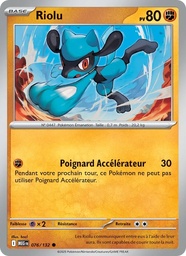 Riolu 076/132 - Méga-Évolution - Holo - Pokémon JCC
