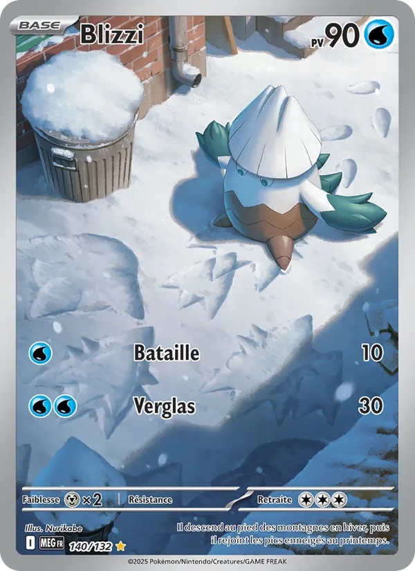 Blizzi 140/132 - Méga-Évolution - Holo - Pokémon JCC