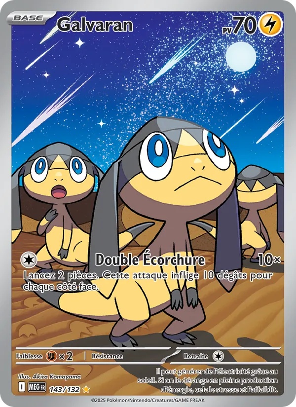 Galvaran 143/132 - Méga-Évolution - Holo - Pokémon JCC