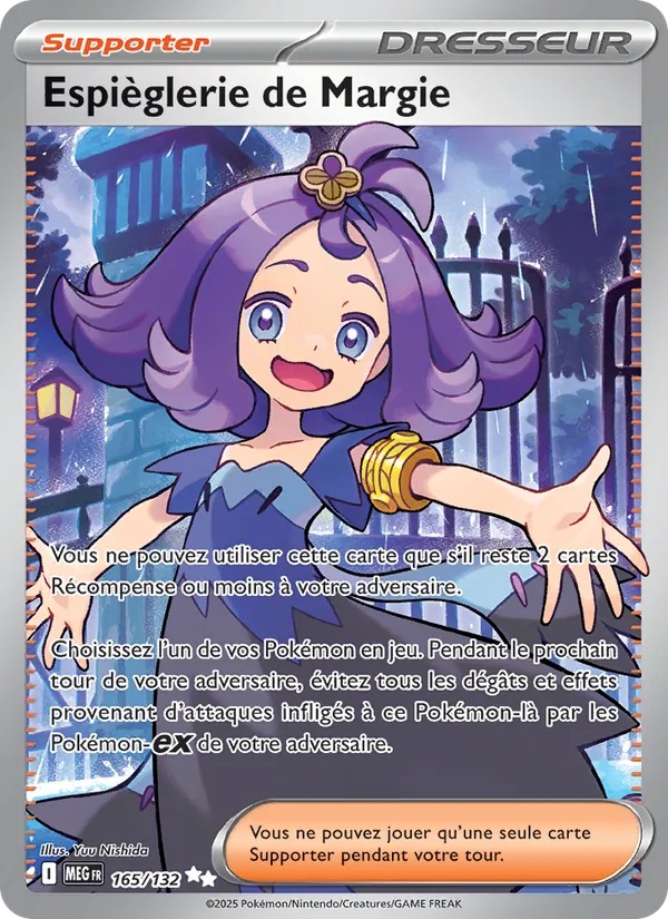 Espièglerie de Margie 165/132 - Méga-Évolution - Holo - Pokémon JCC