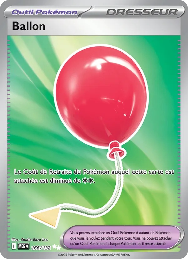 Ballon 166/132 - Méga-Évolution - Holo - Pokémon JCC