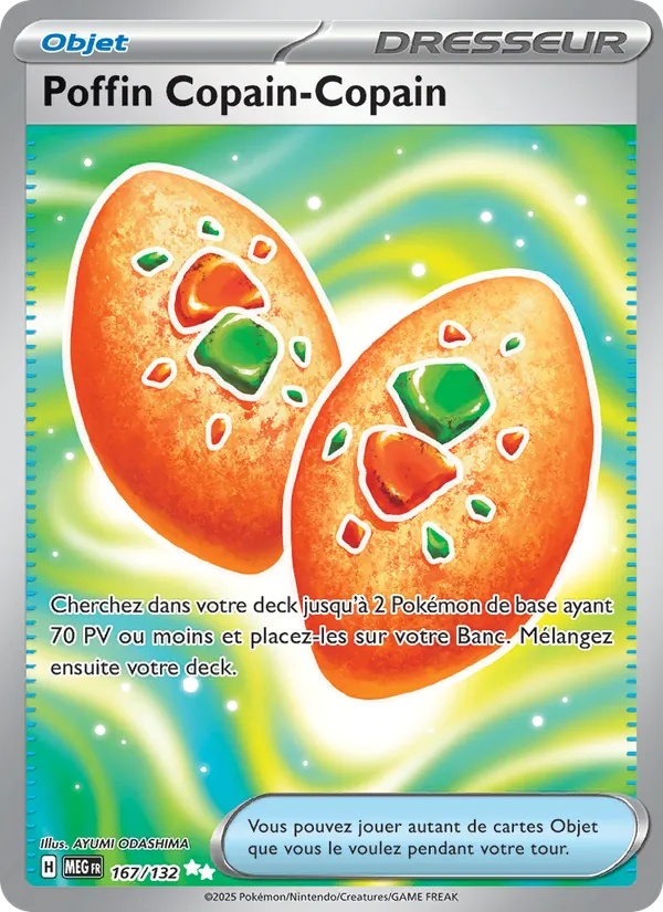 Poffin Copain-Copain 167/132 - Méga-Évolution - Holo - Pokémon JCC
