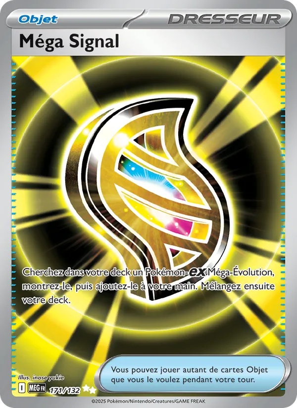 Méga Signal 171/132 - Méga-Évolution - Holo - Pokémon JCC
