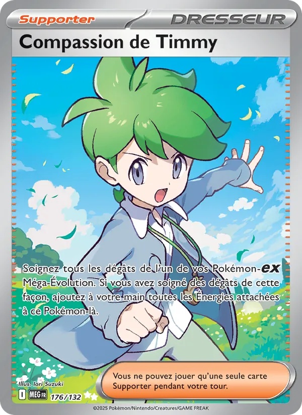 Compassion de Timmy 176/132 - Méga-Évolution - Holo - Pokémon JCC