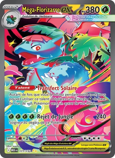 Méga-Florizarre-ex 177/132 Holo