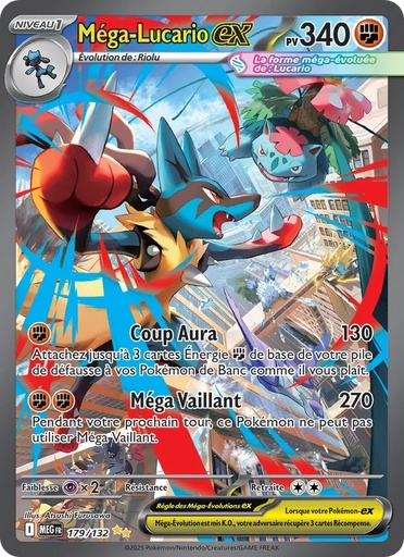 Méga-Lucario-ex 179/132 Holo