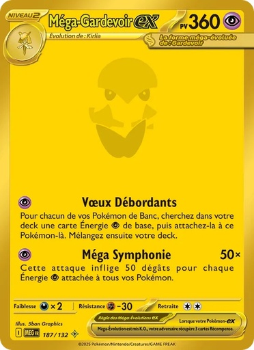 Méga-Gardevoir-ex 187/132 Holo