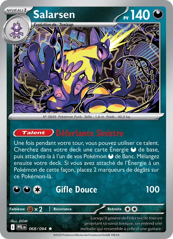Salarsen 068/94 - Flammes Fantasmagoriques - Holo - Pokémon JCC
