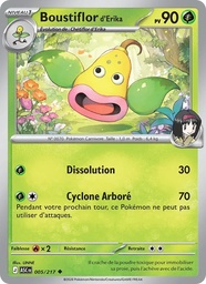 Boustiflor d'Erika 005/217 - Héros Transcendants - Reverse - Pokémon JCC