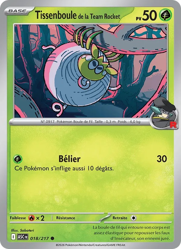 Tissenboule de la Team Rocket 018/217