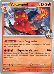 Volcaropod de Luth 024/217 - Héros Transcendants - Holo - Pokémon JCC