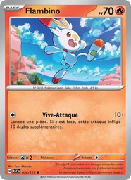 Flambino 036/217 - Héros Transcendants - Reverse - Pokémon JCC