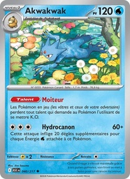 Akwakwak 040/217 - Héros Transcendants - Pokémon JCC